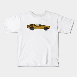 retro muscle cars hand drawn Kids T-Shirt